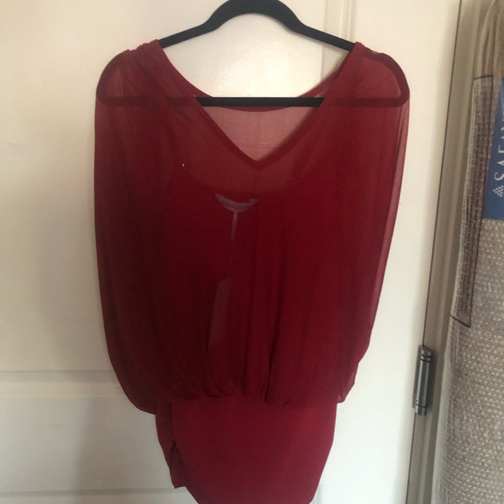 Guess by Marciano Vibrant Red Dress